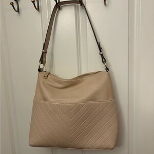 Karl Lagerfeld Elegant Cream Shoulder Bag